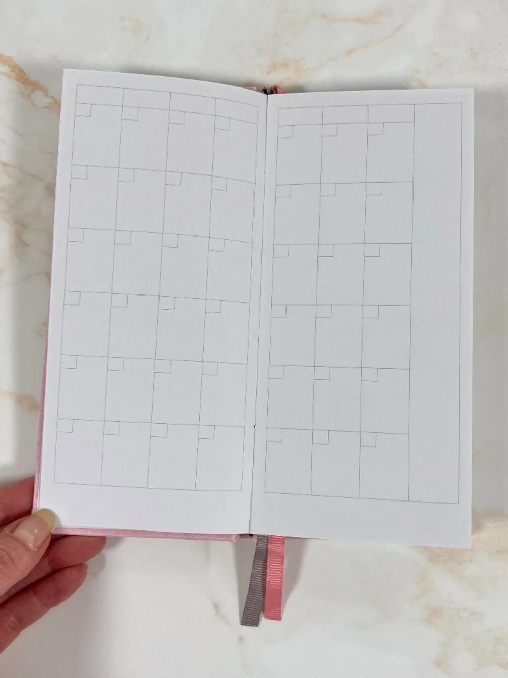 Hobonichi pink print